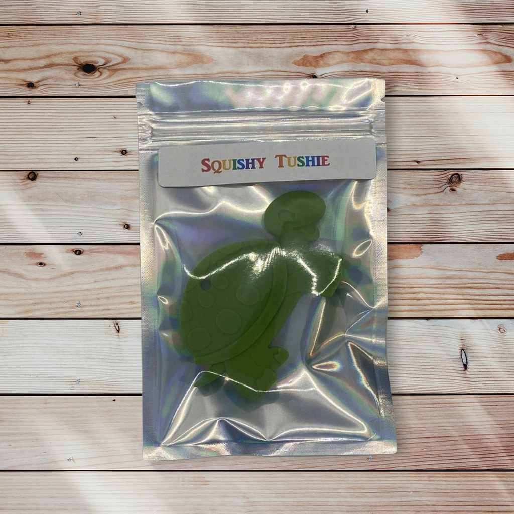 Silicone Teething Toy - Green Turtle